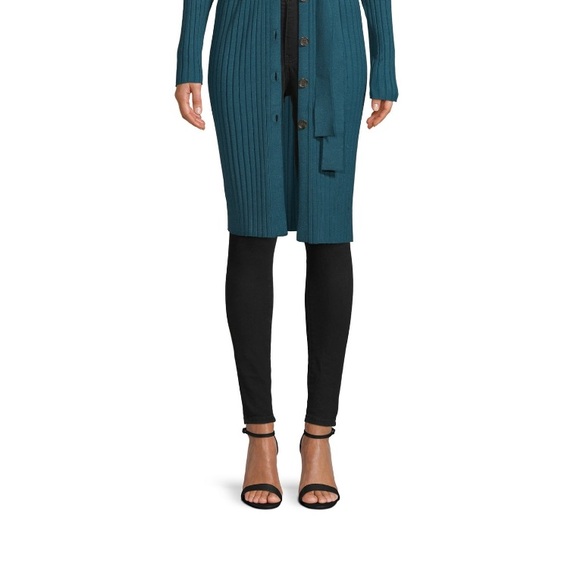 NWT TIME & TRU Long Sleeve Sweater Cardigan in Gem Slate LG - Picture 3 of 8